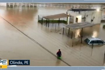 Fortes chuvas provocaram mortes em Recife, Olinda e Abreu e Lima