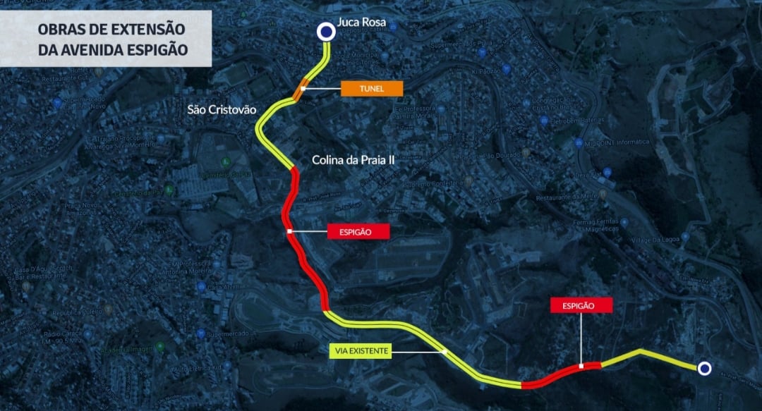 Construtora que fará a 1ª etapa da avenida do espigão é definida