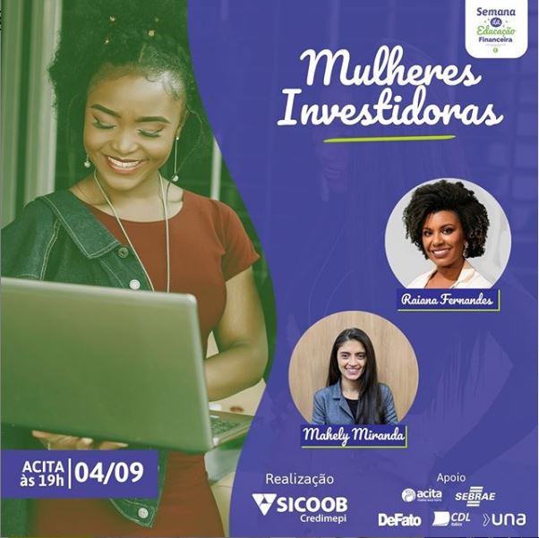 Palestra discute participação feminina nas plataformas de investimento