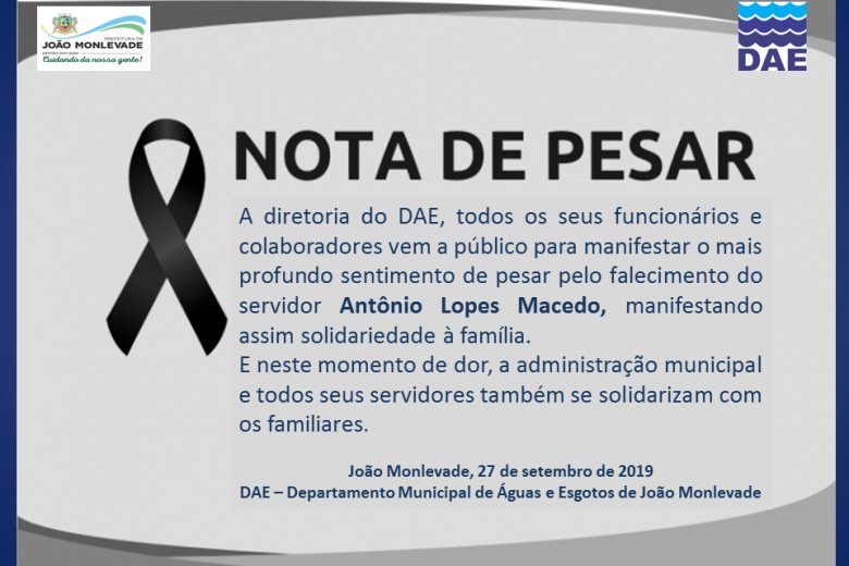 Funcionário do DAE de Monlevade morre após peça de bomba atingir o tórax