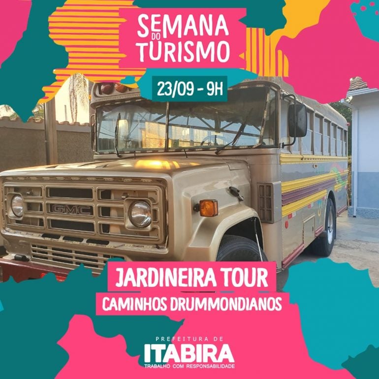 Jardineira Turística Cultural é atração na Semana do Turismo