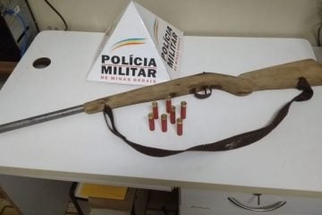 PM apreende arma e prende indivíduo por porte ilegal de arma