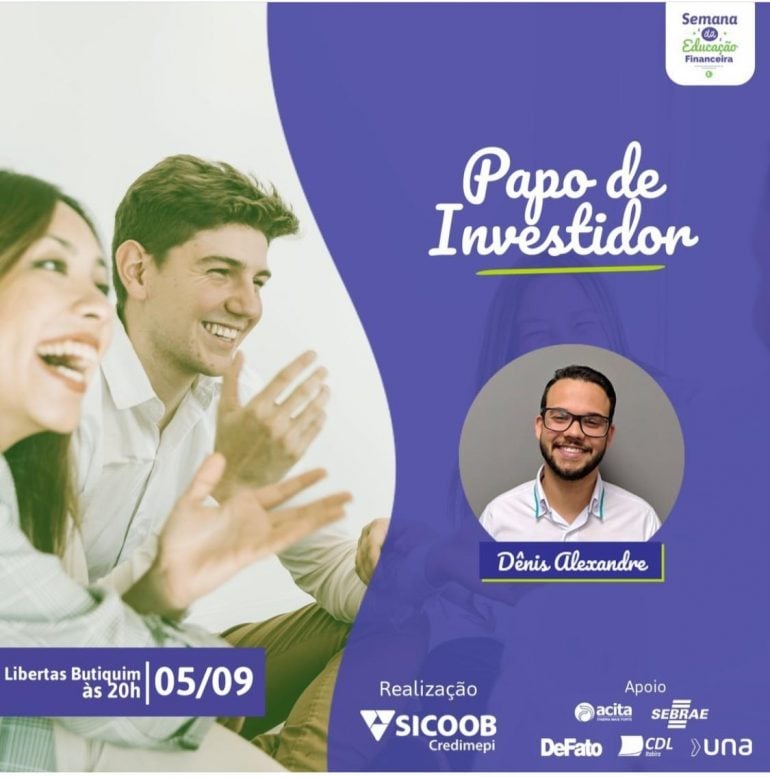 Semana de Educação Financeira em Itabira tem bate-papo e happy hour nesta quinta (5)