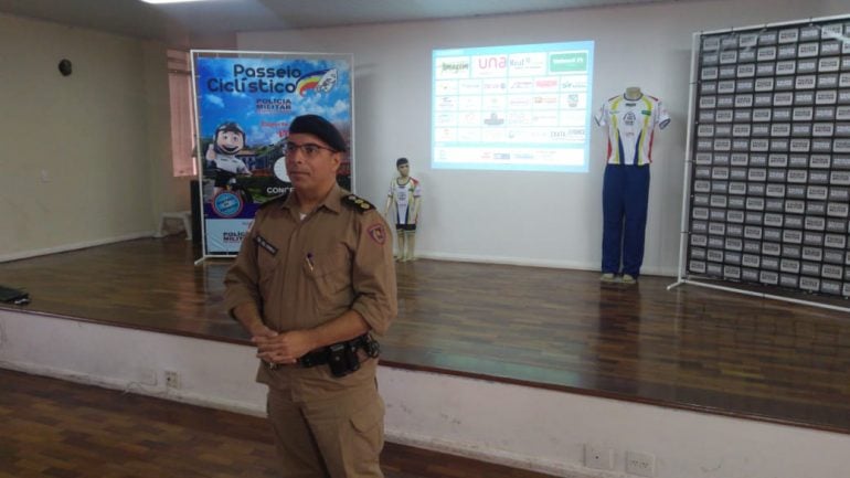 Lançamento do 1º  Passeio Ciclístico da Polícia Militar em Itabira – Acompanhe AO VIVO