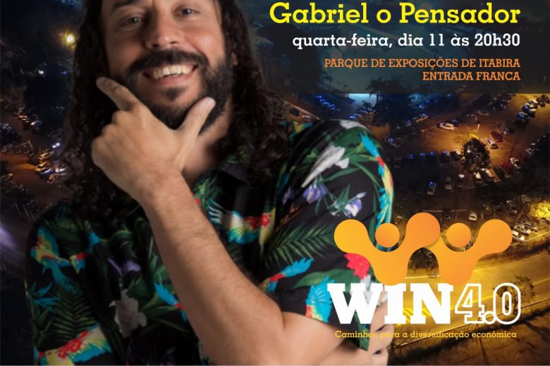 Palestra de abertura do WIN será com Gabriel o Pensador