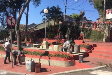 Praça Doutor Joaquim Pedro Rosa passa por revitalização