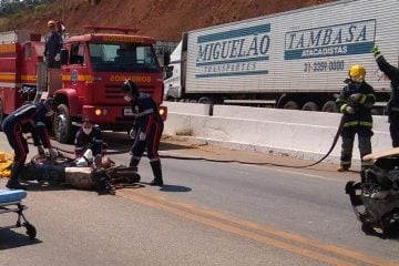Simulado em Itabira chama atenção para riscos da imprudência no trânsito