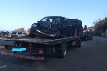 Acidente entre carro e caminhão deixa quatro feridos na BR-381