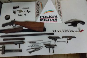 Homem é preso com armas e munições em Ferros