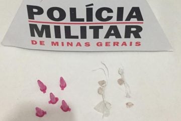 Jovem é preso por tráfico de drogas na Vila Santa Rosa em Itabira