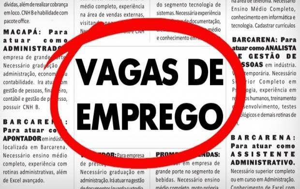 Veja as vagas de emprego oferecidas pelo Sine Itabira nesta segunda, 30