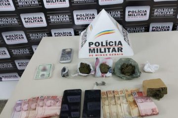 Tráfico de drogas motiva prisão de um homem e apreensão de um adolescente em Monlevade