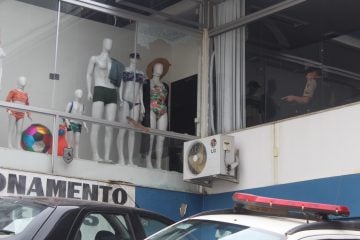 Loja de roupas é arrombada em Itabira e prejuízo chega a quase R$ 20 mil
