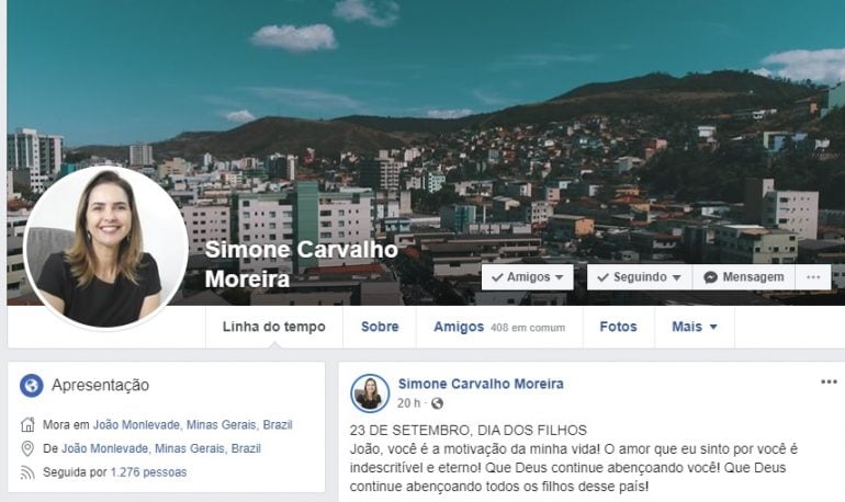 Promotor dá prazo de 10 dias para prefeita de Monlevade retirar postagens de rede social