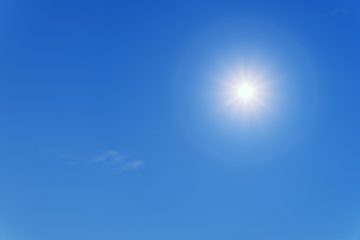 Previsão do tempo: calor continua forte em Itabira e João Monlevade