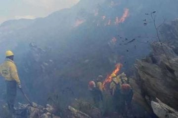 Incêndio fecha as portas do Parque Nacional da Serra do Cipó 
