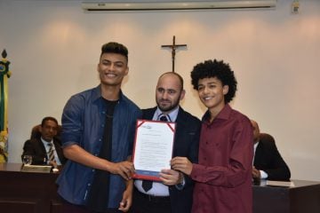 Ramon e Rafael são homenageados pela Câmara de São Gonçalo
