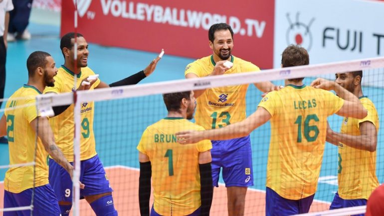 Copa do Mundo de Vôlei: Brasil vence Irã por 3 sets a 1