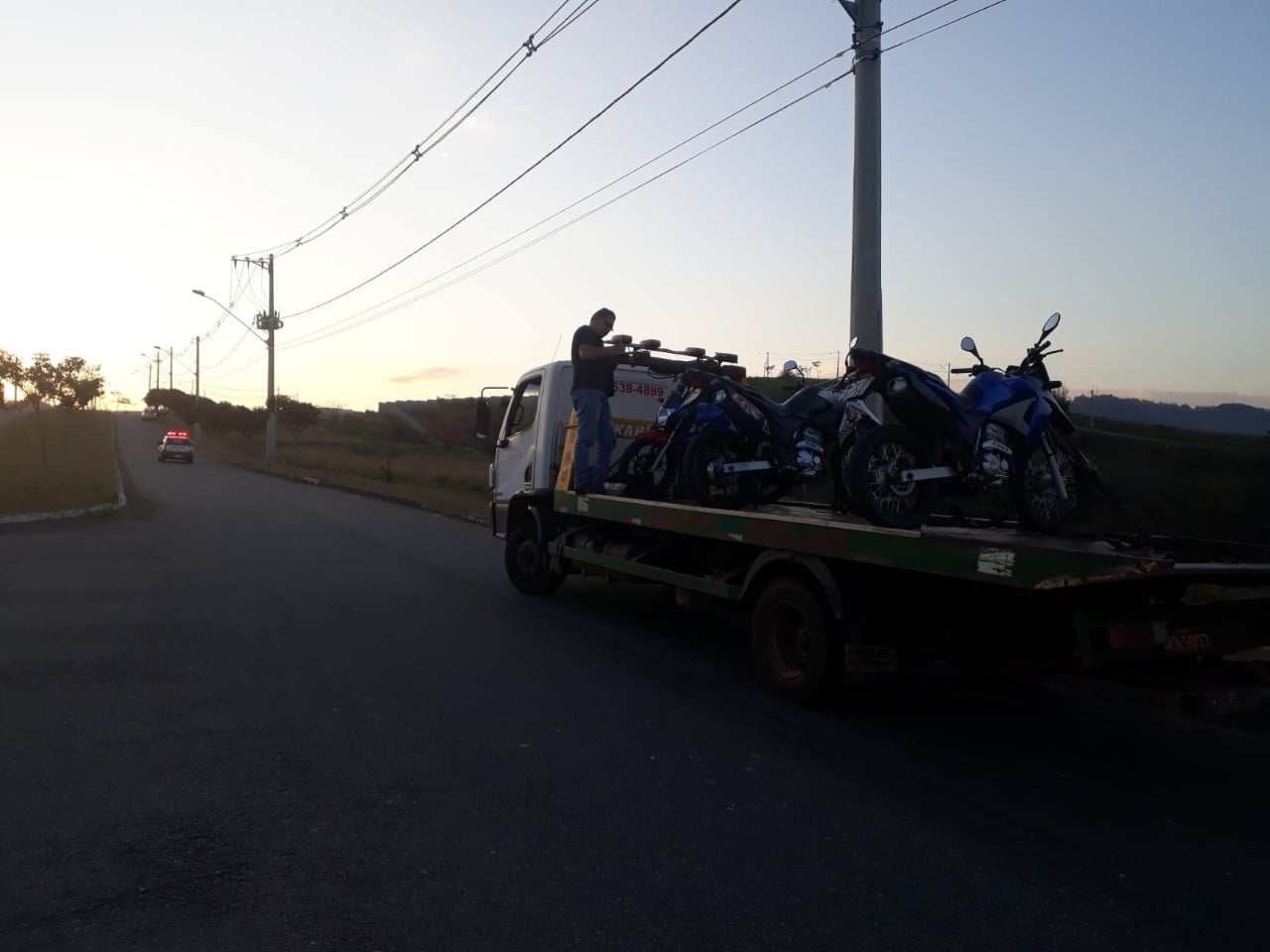 Motocicletas são apreendidas durante operação da Polícia Militar