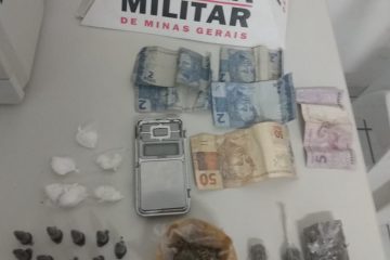 Jovem acusado de tráfico é preso com cocaína e maconha em Itabira