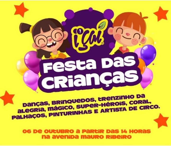 Festa das Crianças do Içaí promove encontro divertido em Itabira