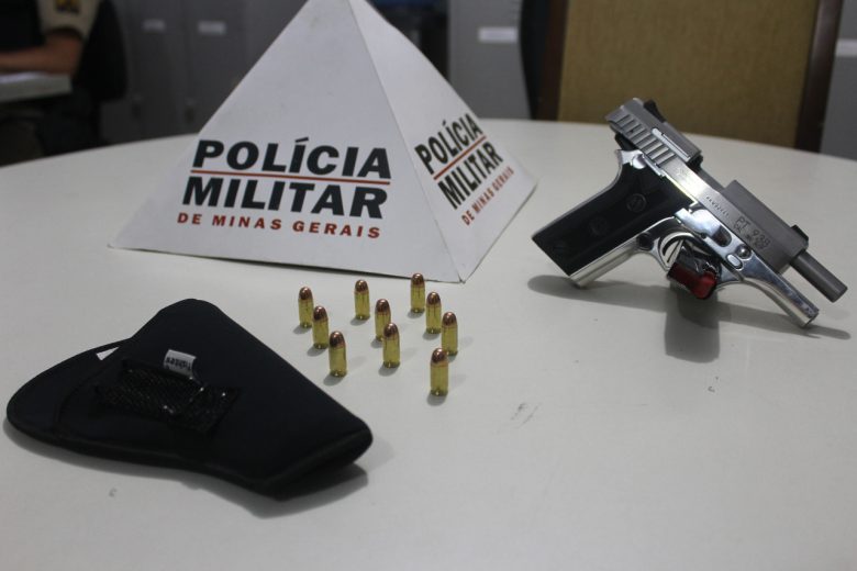 Polícia Rodoviária apreende pistola 380 durante operação na MG-129