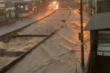 Veja imagens chocantes de tempestade em BH