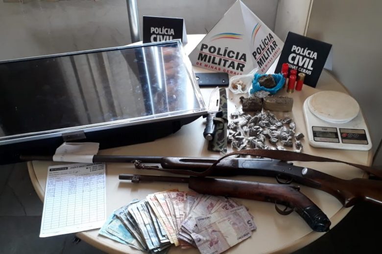 Operação conjunta combate o tráfico de drogas em Itabira e Santa Maria de Itabira