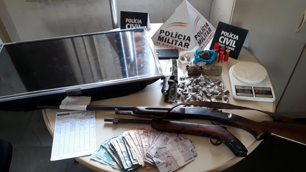 Operação conjunta combate o tráfico de drogas em Itabira e Santa Maria de Itabira