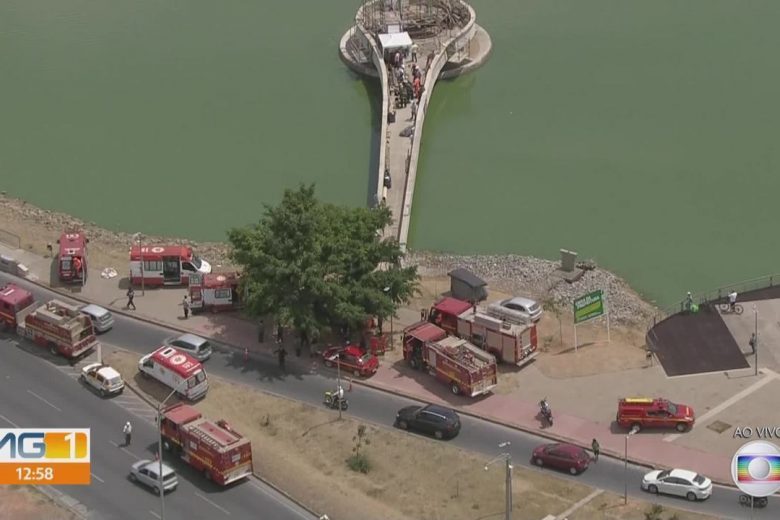 Explosão em obra da barragem da Pampulha deixa feridos