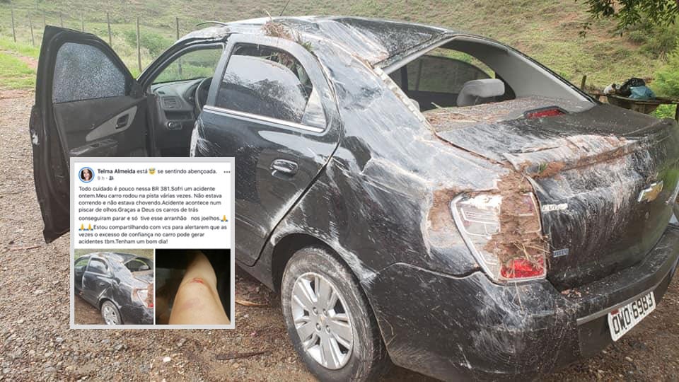 Acidentes, sustos e imprudências: itabiranas relatam pavor na BR-381 durante feriado