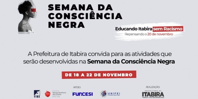 Semana da Consciência Negra é aberta nesta segunda-feira em Itabira