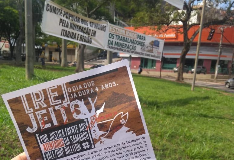 Comitê Popular realiza “Dia do Rejeito” pela primeira vez em Itabira