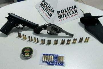 Homem de 50 anos é preso por posse ilegal de arma em Itabira