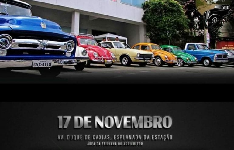 3º Encontro de Carros Antigos acontece em Itabira neste domingo
