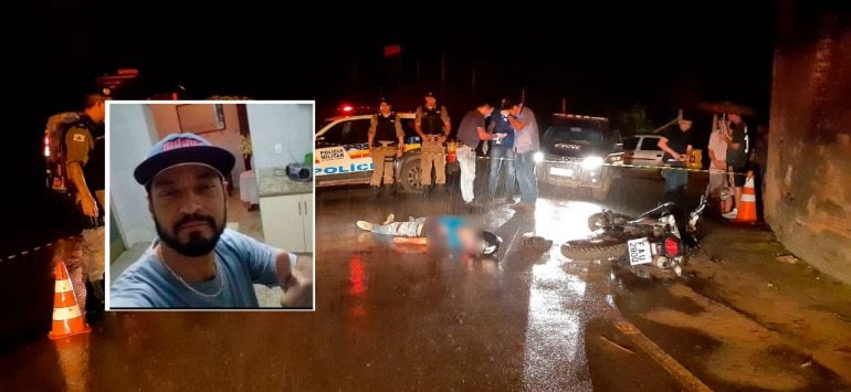 Mototaxista morto a tiros na estrada 105 pode ter sido vítima de tocaia