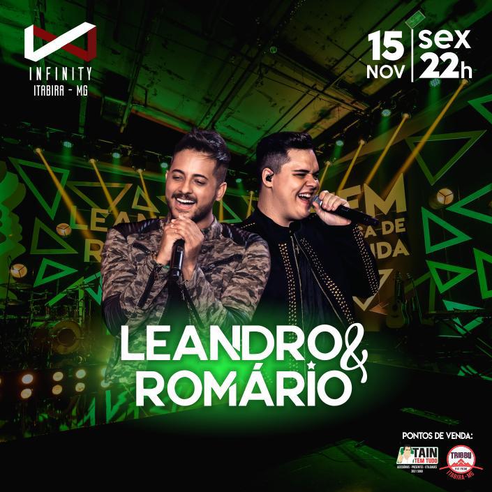 Infinity Club traz show de Leandro & Romário à Itabira