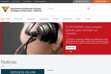 DEER/MG disponibiliza online serviços que até então só eram presenciais