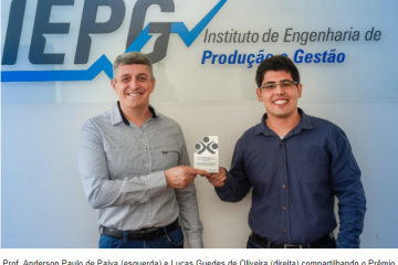 Aluno da Unifei tem dissertação premiada como uma das melhores do país