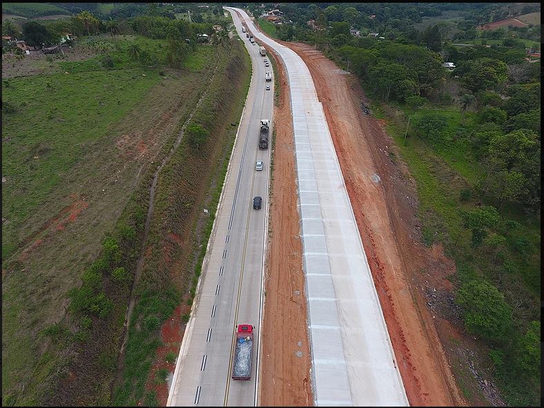 BR-381: Trecho entre Rio Una e trevo de Caeté está próximo da conclusão