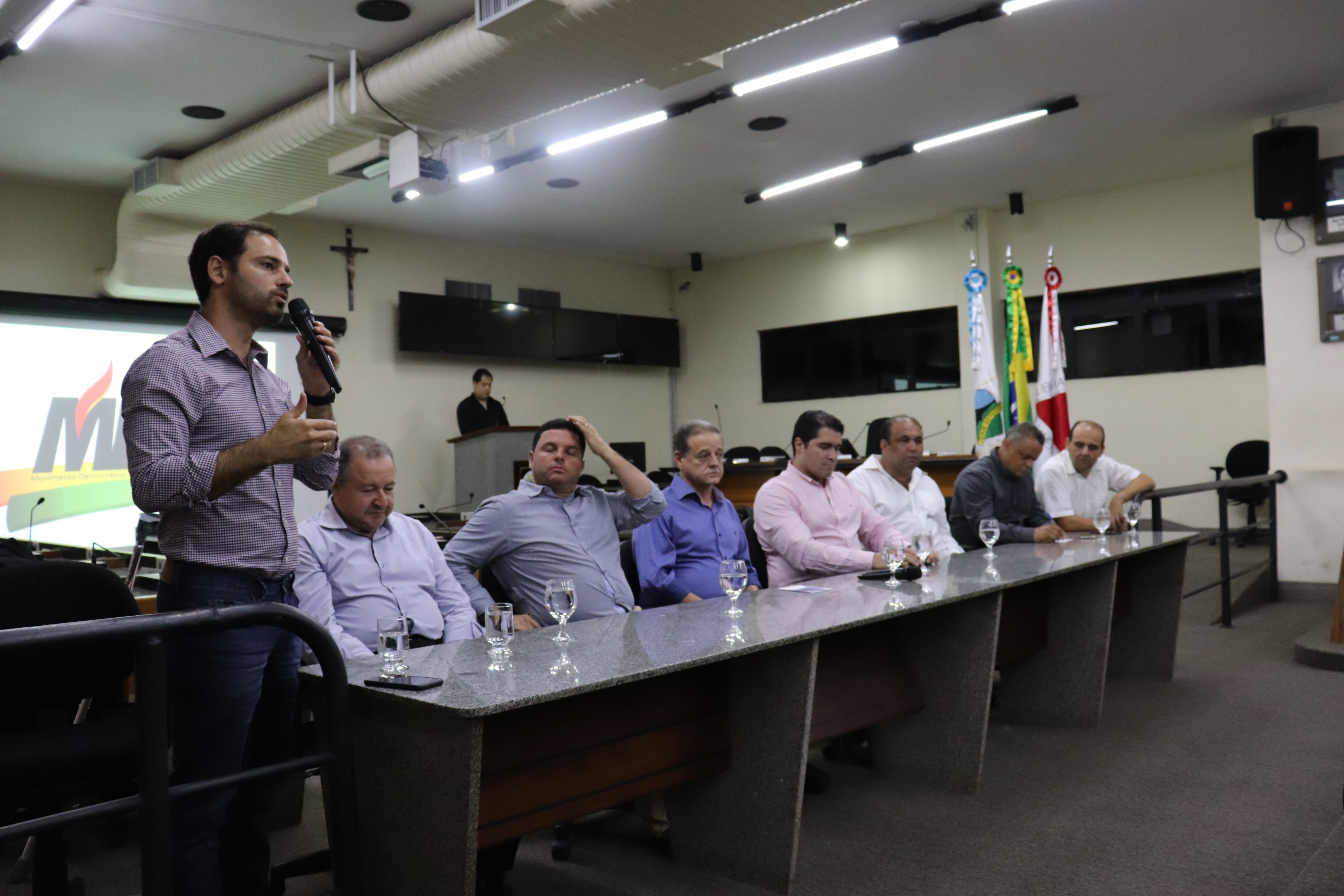MDB apresenta novos filiados e indica apoio a Ronaldo Magalhães em eventual busca por reeleição