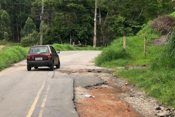 Com licitação suspensa, “estrada das Pacas” traz risco a motoristas em Monlevade