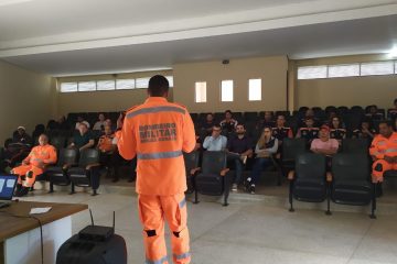 Bombeiros de Itabira ministram treinamento para agentes da Defesa Civil da região