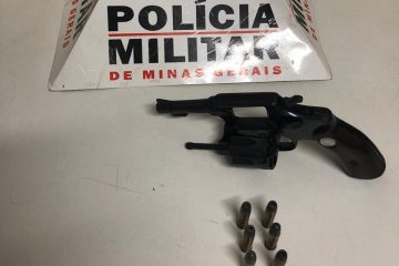 Homem inconformado com o relacionamento da filha é preso com arma nas imediações da casa do genro