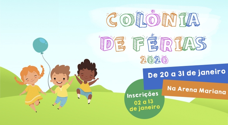 Prefeitura de Mariana promove colônia de férias para crianças
