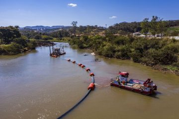Vale entrega obras que visam reduzir chegada de lama ao Rio Paraopeba