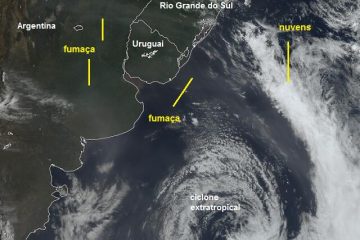 Fumaça dos incêndios na Austrália devem chegar ao Rio Grande do Sul