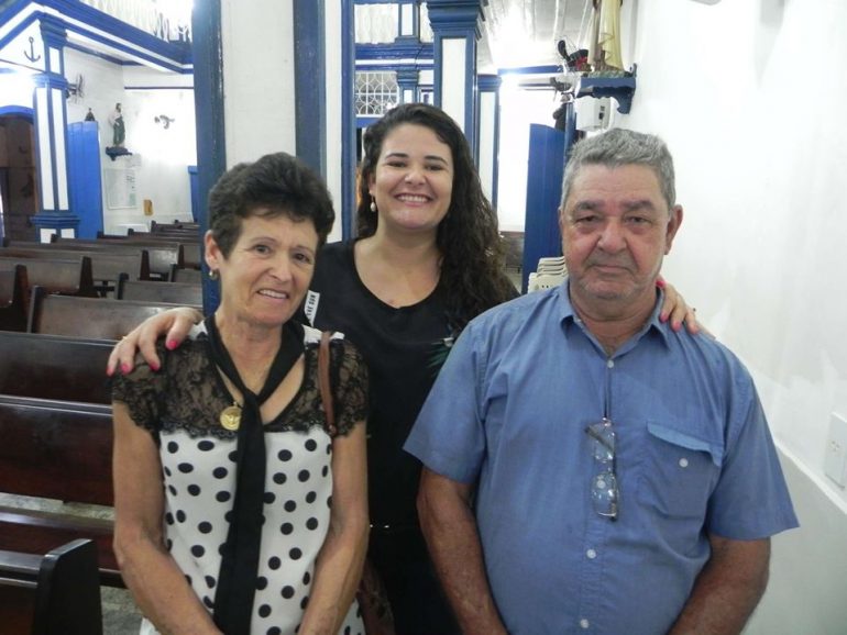 Pais e irmã de Padre Paulo Marcony.