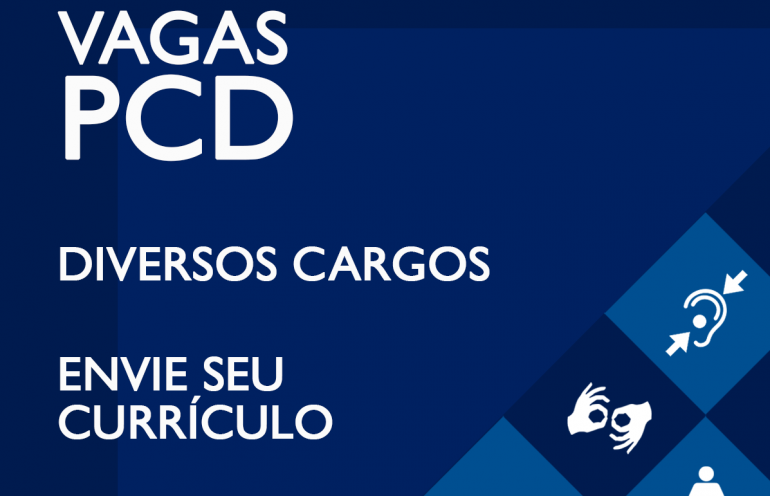 Recrutadora tem vagas para PCD´s em Itabira, Mariana, Rio Piracicaba e São Gonçalo