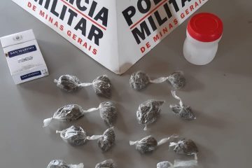 Casal é preso por tráfico de drogas em Bela Vista de Minas